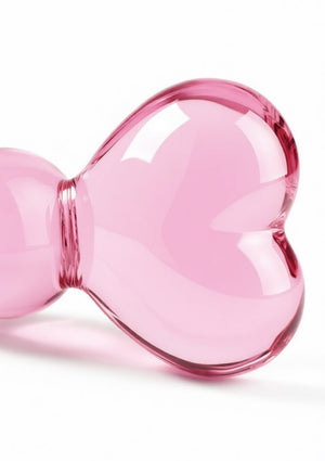 Gode anal cœur en cristal