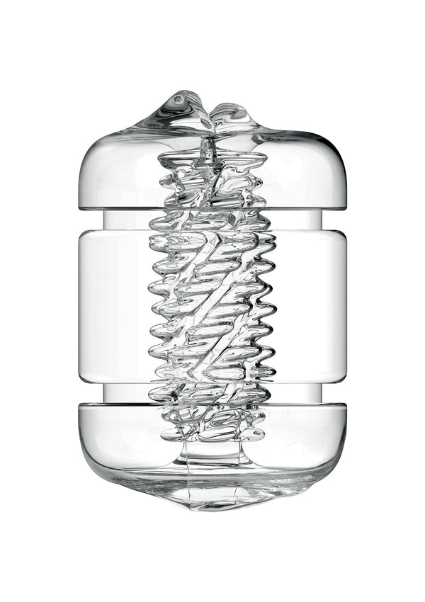 Masturbateur réaliste transparent vagin & bouche Crystal Clear
