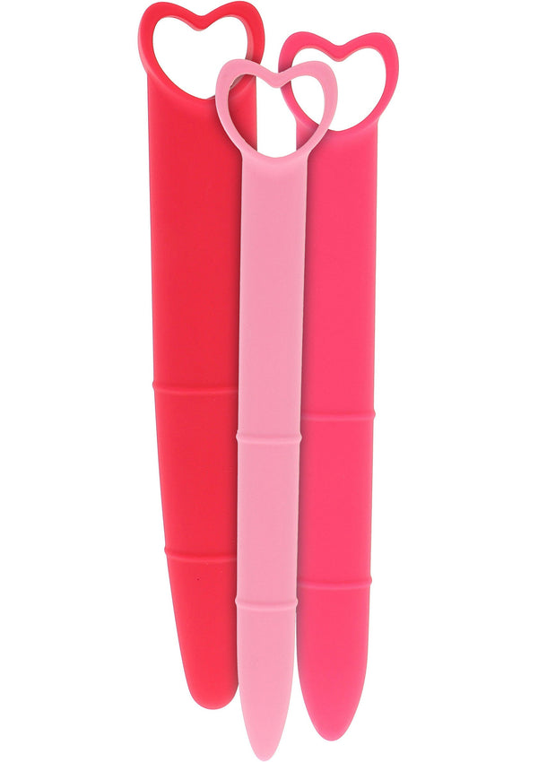 Dilatateurs vaginaux en silicone (lot de 3)