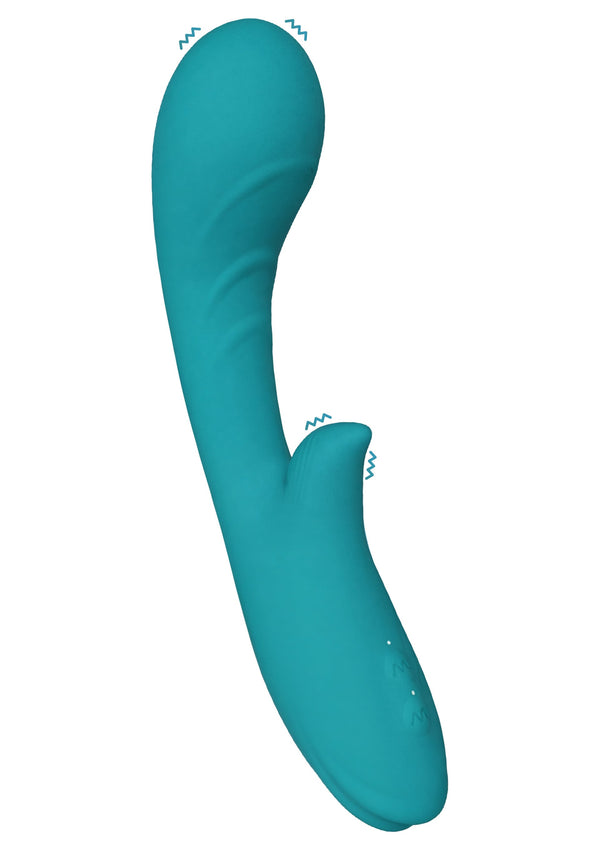 Vibromasseur Rabbit point G Gaia à vibrations grondantes