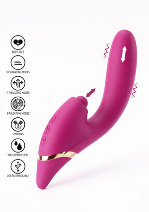 Vibromasseur lapin Triple Thrill Climaxer