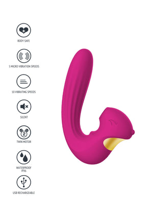 Vibromasseur pour couple Celestial Love
