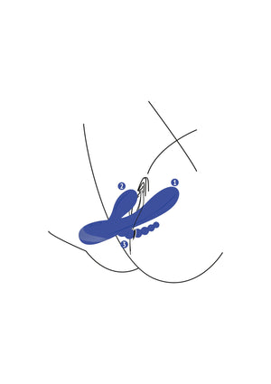 Triple Love Vibrator