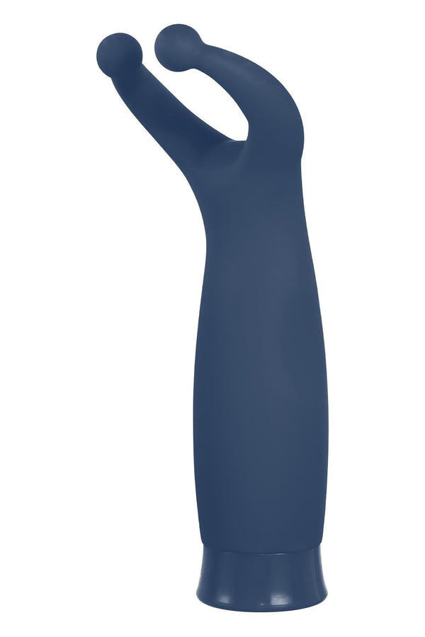 NMC 5 INCH RECHARGEABLE SILICONE 10 FUNCTIONS SPEED VIBRATOR BLUE