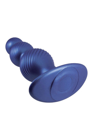 NMC 5 INCH SILICONE ANAL PLUG IN METALLIC BLUE