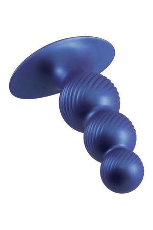 NMC 5 INCH SILICONE ANAL PLUG IN METALLIC BLUE