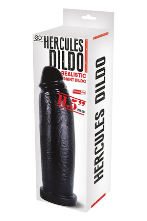 NMC 11.5 INCH PVC GIANT DILDO BLACK
