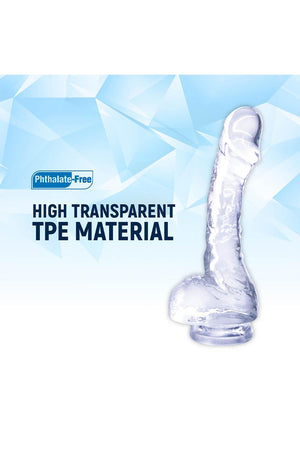 NMC 4 INCH REALISTIC MINI  DILDO WITH SUCTION CUP CLEAR