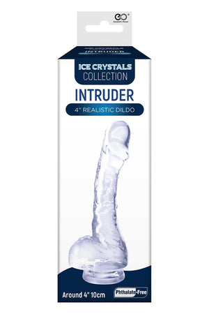 NMC 4 INCH REALISTIC MINI  DILDO WITH SUCTION CUP CLEAR
