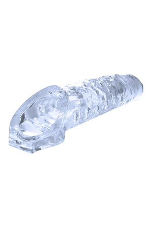 NMC 9 INCH TPE TRANSPARENT PENIS LENGTH ENHANCER WITH BALL STRAP