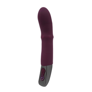 NMC 7 INCH SILICONE RECHARGEABLE VIBRATOR RUBINE RED