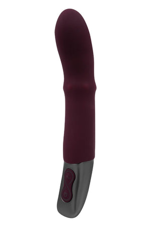 NMC 7 INCH SILICONE RECHARGEABLE VIBRATOR RUBINE RED