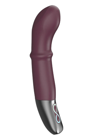 NMC 7 INCH SILICONE RECHARGEABLE VIBRATOR RUBINE RED