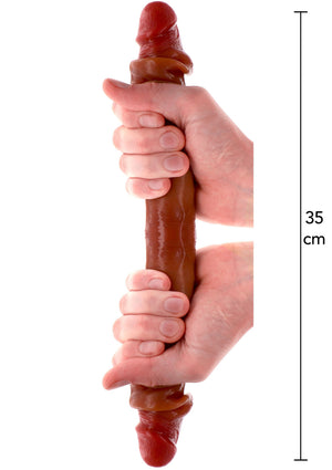 Foreskin Double Dong Silicone 35 cm