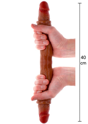 Foreskin Double Dong Silicone 40 cm