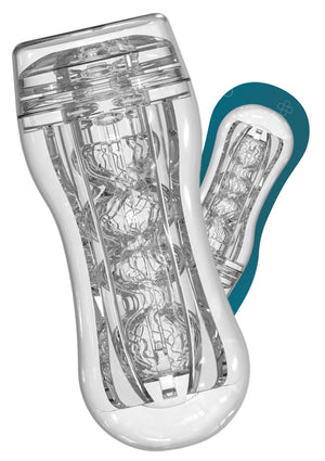 Manchon masturbateur transparent Grip sous vide