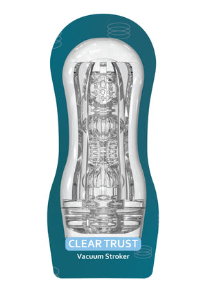 Manchon masturbateur transparent Trust sous vide