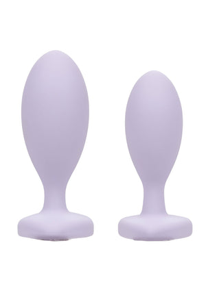 Duo de plugs anaux Crystal pour débutants