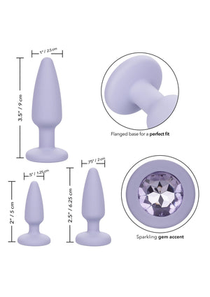 Kit de plugs anaux Crystal