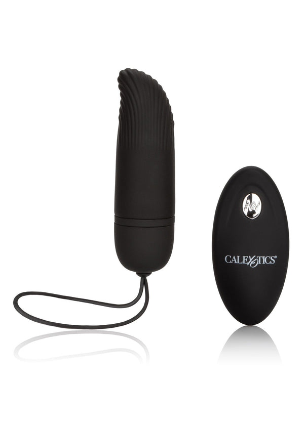 Bullet point G strié en silicone avec télécommande