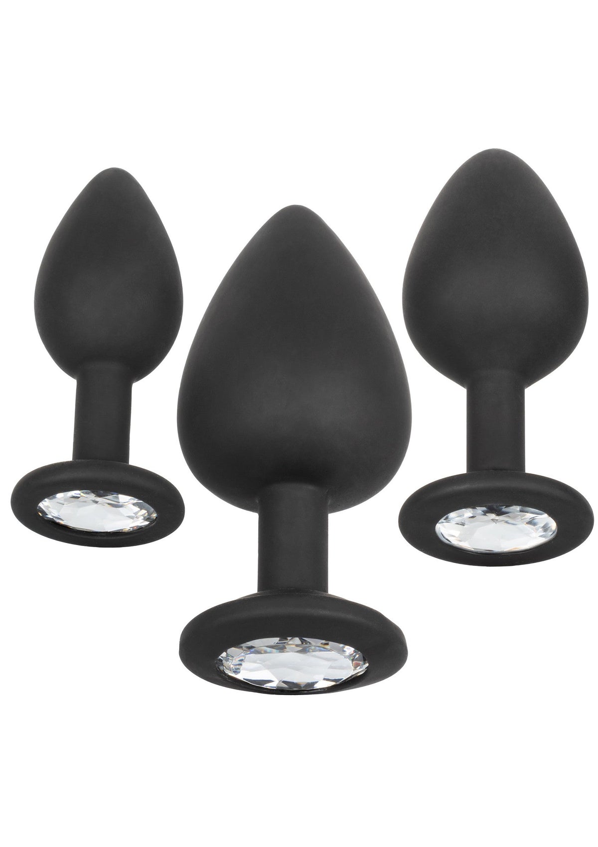 Kit anal en silicone avec gemme