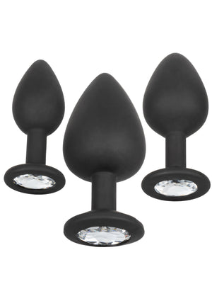 Kit anal en silicone avec gemme