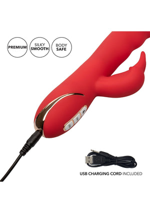 Vibromasseur lapin chauffant ultra-doux