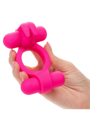 Anneau lapin vibrant rechargeable