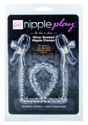 Silver Beaded Nipple Clamps