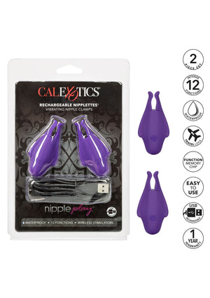 Pinces à tétons Nipplettes rechargeables