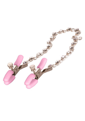 Crystal Chain Nipple Clamps