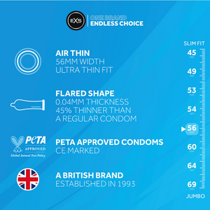 EXS Air Thin - Préservatifs - 12 Pièces