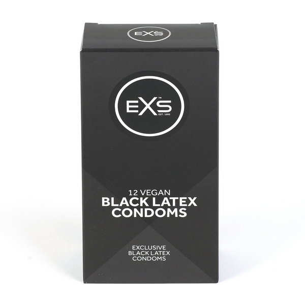 EXS Black Latex - Préservatifs - 12 Pièces