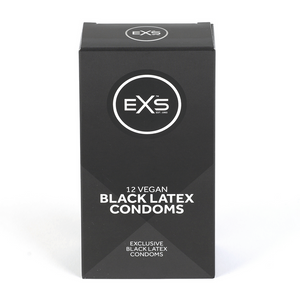 EXS Black Latex - Préservatifs - 12 Pièces