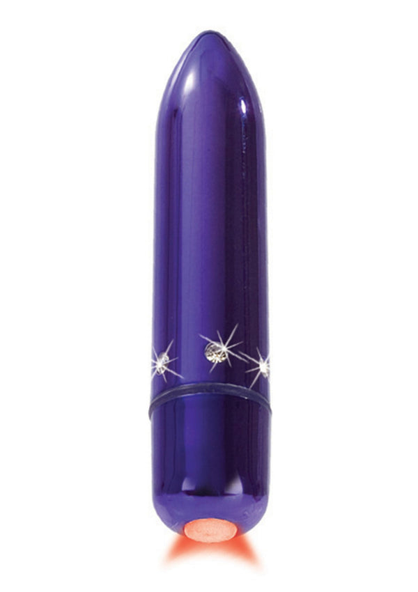 Mini-vibromasseur bullet Crystal haute intensité