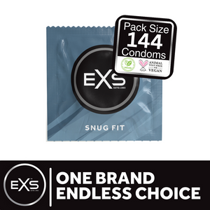EXS Snug Fit - Préservatifs - 144 pièces