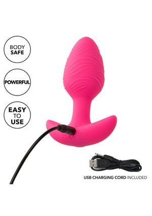 Plug anal Cheeky lumineux vibrant, taille S