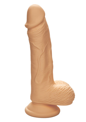 Gode réaliste en silicone bi-densité, 5 pouces