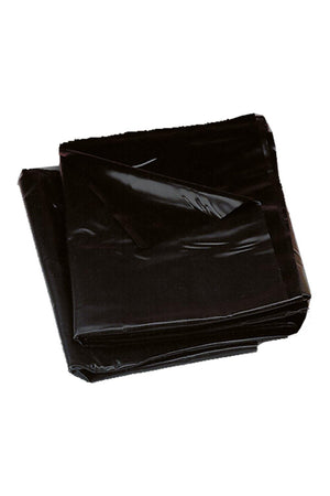 VINYL BED SHEET BLACK 158x227CM