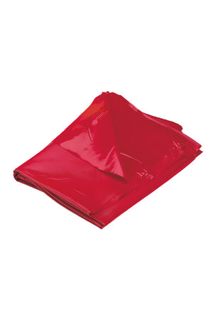 VINYL BED SHEET RED 158x227CM