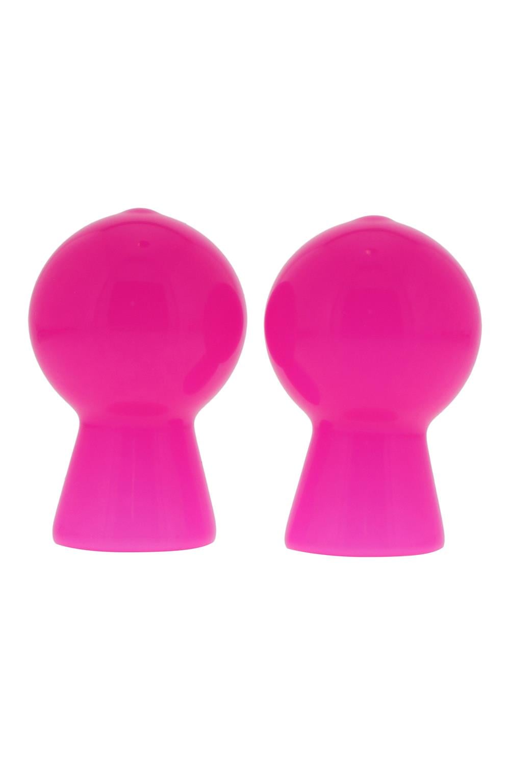 NIPPLE SUCKER PAIR IN SHINY PINK