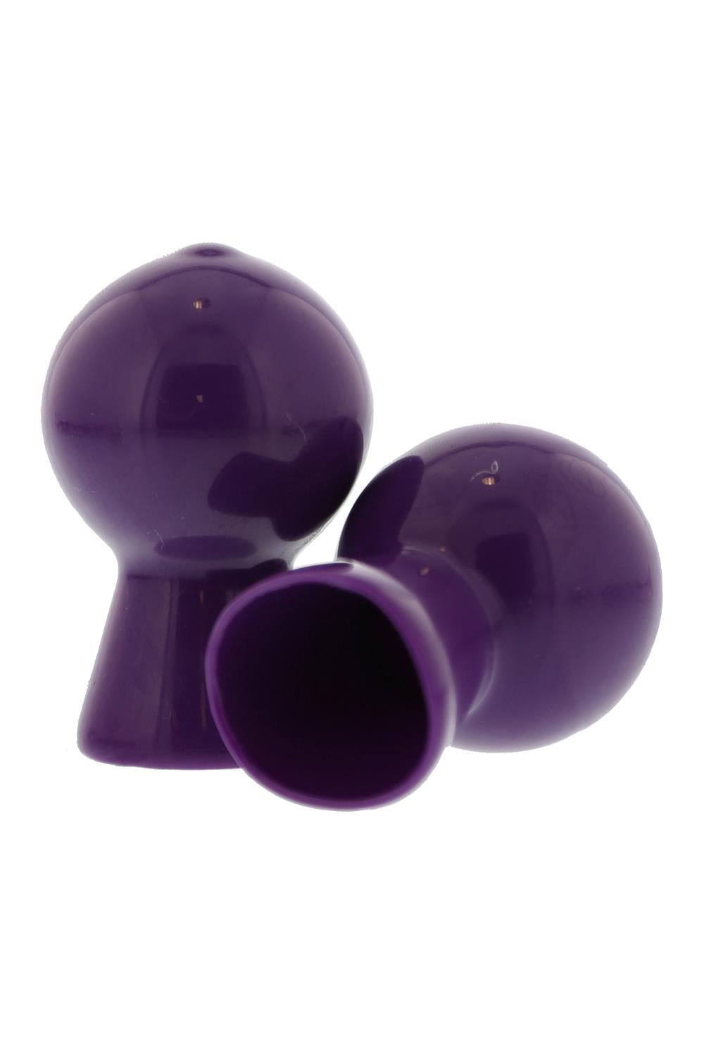 NIPPLE SUCKER PAIR IN SHINY PURPLE