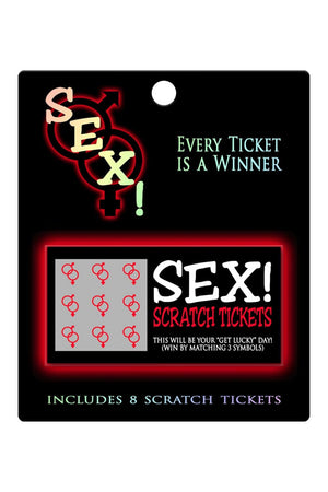 SEX! SCRATCH TICKETS