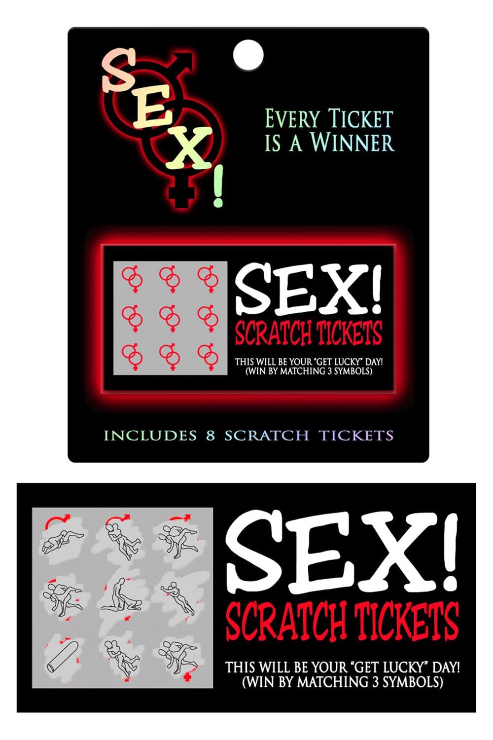 SEX! SCRATCH TICKETS