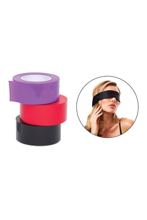 WHIPSMART 150 FT BONDAGE TAPE WITH SILKY BLINDFOLD