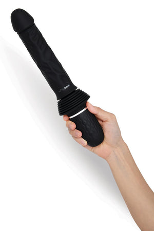 WHIPSMART GIRTHY REALISTIC THRUSTING SEX MACHINE WITH HANDS FREE SUCTION MOUNT