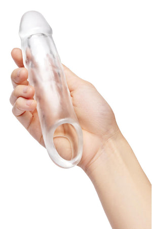 SIZE UP CLEAR VIEW PENIS EXTENDER WITH BALL LOOP CLASSIC