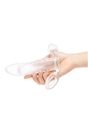 SIZE UP CLEAR VIEW VIBRATING PENIS EXTENDER
