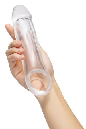 SIZE UP CLEAR VIEW PENIS EXTENDER WITH BALL LOOP GIRTHY