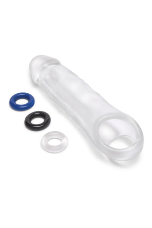 SIZE UP CLEAR VIEW PENIS EXTENDER WITH BALL LOOP GIRTHY